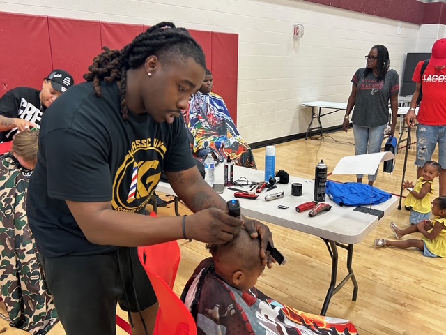 Free hair cuts at Back to School Bash