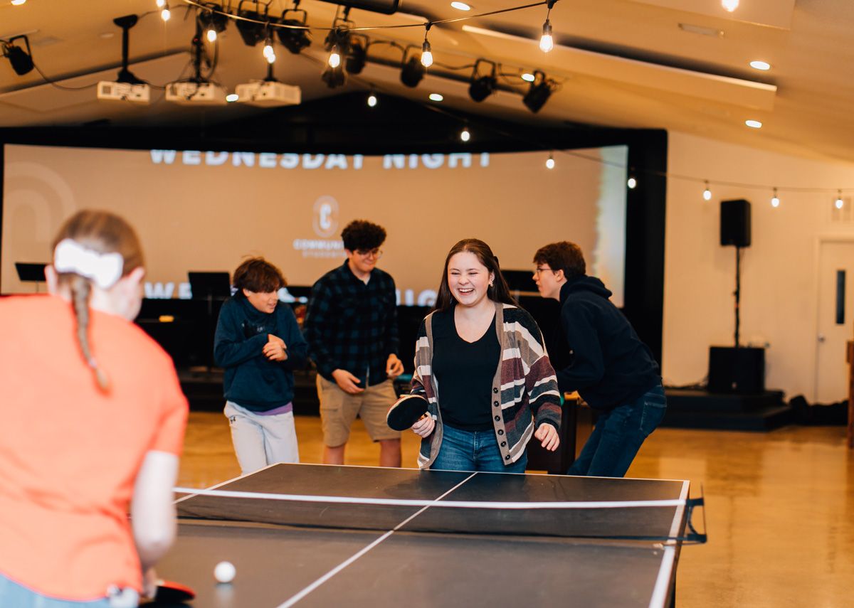 Community Students Playing Games