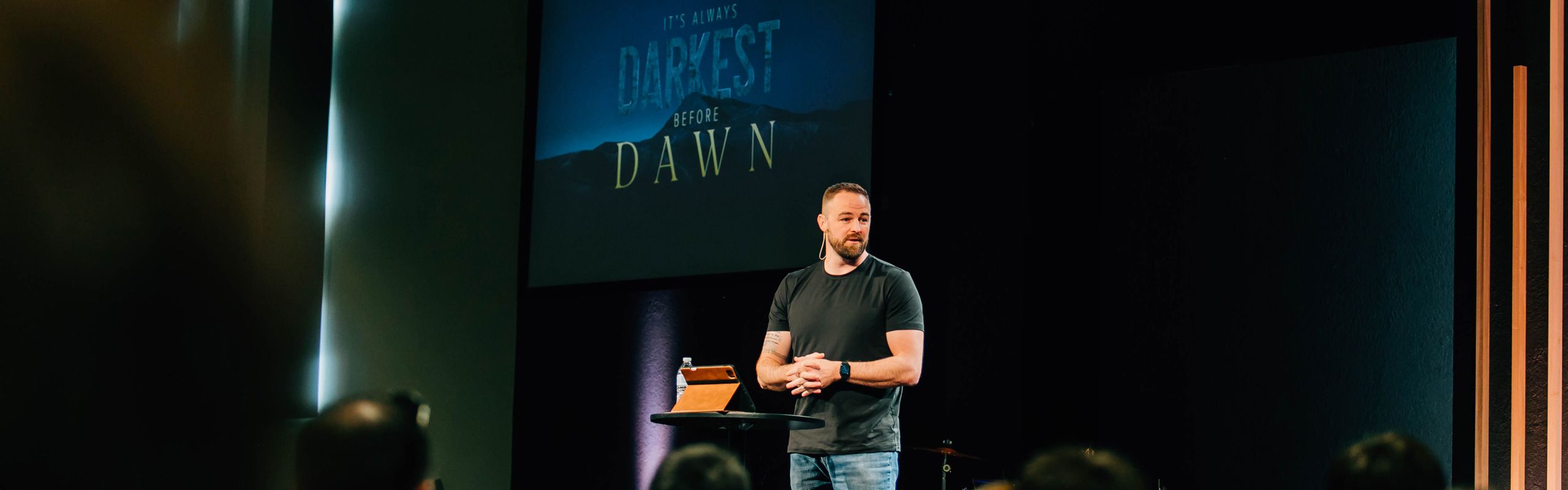 pastor speaking at Lee's Summit Community Church